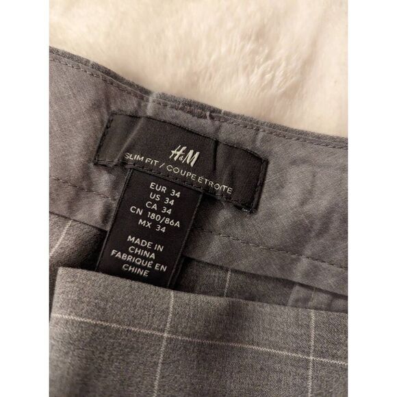 H&M slim fit pants size 34* - Picture 3 of 3
